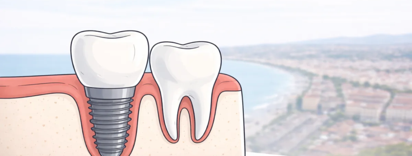 prix implant dentaire à Nice – traitement implantaire et chirurgie