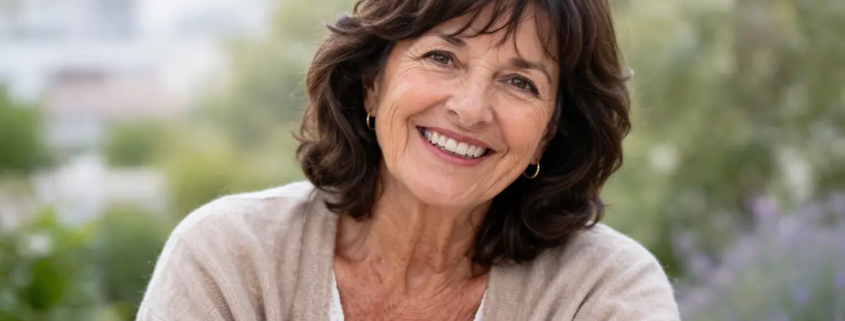 femme expliquant combien de temps on peut rester sans dent avant un implant dentaire